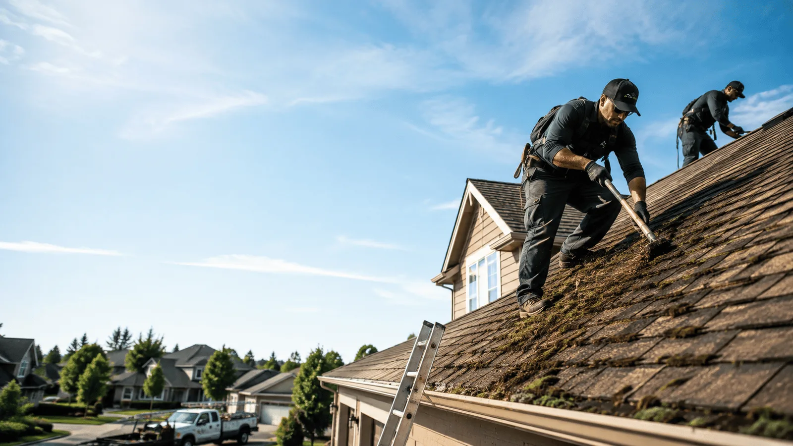 Roof Moss Removal in Prue, OK near me